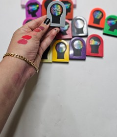 تصویر گچ مو رنگی - طوسی 