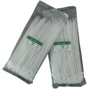 تصویر بست کمربندی طول 20 سانت عرض 4/8 میلیمتر بسته 100 عددی 