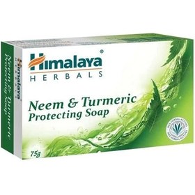 تصویر صابون صورت و بدن آلوئورا هیمالیا مدلNeem&Turmeric Himalya soap Neem&Turmeric