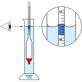 تصویر شوری سنج شیشه ای دقیق Precision hydrometer