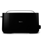 تصویر توستر نان فیلیپس مدل HD2590 با بدنه پلاستیکی و دکمه چرخشی 