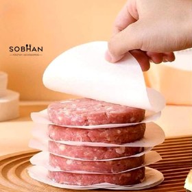 تصویر کاغذ همبرگر سایز کوچک 