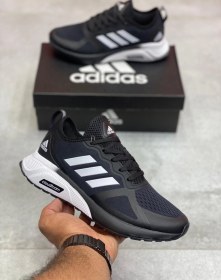 تصویر آدیداس کلود فوم رنگ مشکی نیمه سفید - 37 Adidas cloudfoam black/ half white