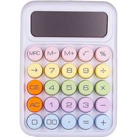 تصویر ماشین حساب فانتزی رنگی ELECTRONIC CALCULATOR