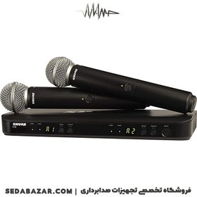 تصویر SHURE - BLX288 SM58 میکروفون بی سیم 2 دستی 