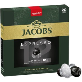 تصویر کپسول قهوه جاکوبز مدل Espresso Intenso بسته 20 عددی Jacobs Espresso Intenso Coffee Capsule Pack of 20