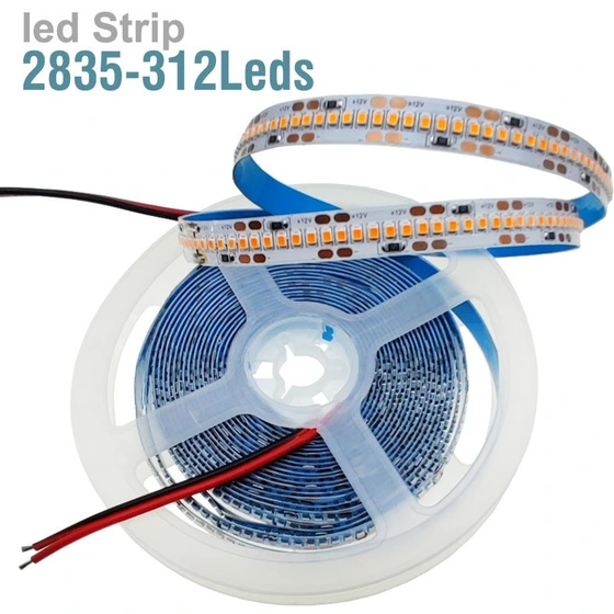 خرید و قیمت LED نواری 2835 انبه ای تراکم 312 تایی | ترب