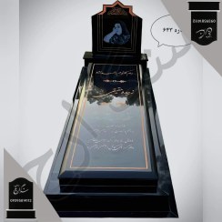 تصویر سنگ قبر گرانیت سیمین . شماره 643.1 