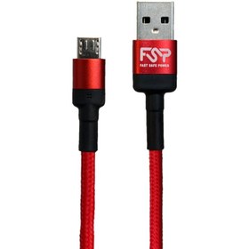 تصویر کابل تبدیل USB به microUSB اف اس پی مدل C-70 طول 1 متر 