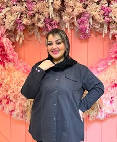 تصویر مانتو کتان 