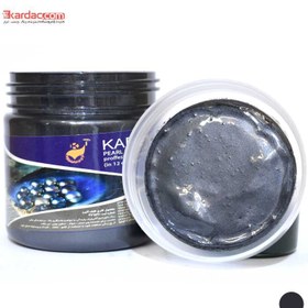 تصویر رنگ اکریلیک مشکی صدفی کارن حجم 250 گرمی Karen Mettalic Acrilyc Black Paint 250g