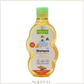 تصویر شامپو بچه ضد آلرژی حاوی عصاره جوانه گندم 200 میل بی بی لند Babyland Hypoallergenic Wheat Germ Hair Shampoo For Kids 200ml