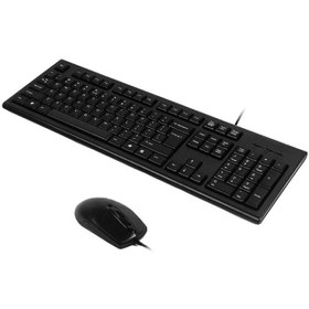 تصویر کیبورد و ماوس ای فورتک ا A4Tech KR-8572 PS/2 Keyboard and Mouse A4Tech KR-8572 PS/2 Keyboard and Mouse