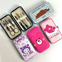 تصویر ست 7 تیکه مانیکور ناخن کیفی از جنس استیل زد زنگ 