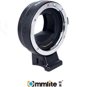 تصویر آداپتور تبدیل لنز مانت کانن EF/EF-S به دوربین سونی E با فوکوس سرعت بالا Commlite Electronic Autofocus Lens Mount Adapter for Canon EF or EF-S-Mount Lens to Sony E-Mount Camera