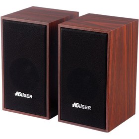 تصویر اسپیکر دسکتاپ کایزر مدل KAISER KS-60 KAISER SPEAKERS WITH AC POWER KS-60