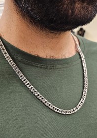 تصویر گردنبند مردانه زنجیری کارتیه 7 میل 