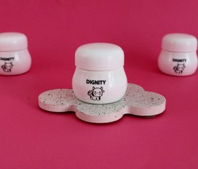 تصویر کرم کاسه ای شیر گاو حاوی ویتامین و روغن آرگان دارای spf 10 حجم 85 گرم دیگنیتی Dignity Water Cream 84 gr