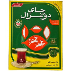 تصویر چای سیاه قلم 450 گرمی دوغزال Black tea 450 grams Doghazal