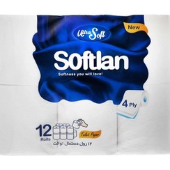 تصویر دستمال ۱۲ قلو سافتلن 