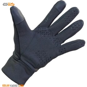 تصویر دستکش زمستانی موتور سواری OFF رنگ مشکی OFF Motorcycle Winter Gloves, Black