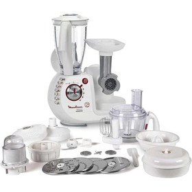 تصویر غذاساز و چرخ گوشت مولینکس مدل Moulinex FP7371 Moulinex Odacio Food processor 38 function FP7371