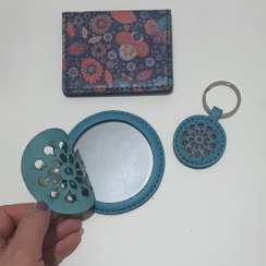 تصویر ست هدیه آینه و جاکارتی 