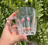 تصویر نیم لیوان دسته دار ترنج زنگان 6 عددی 