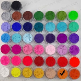 تصویر رنگ گریم نارنجی کمرنگ شماره 6 سیلک 