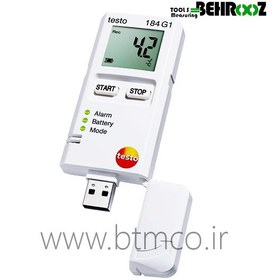 تصویر ترموگراف دما و رطوبت و ارتعاش تستو مدل TESTO 184-G1 Temperature data logger 184-G1 TESTO