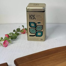 تصویر چای خارجی جاف تی jaf tea قوطی 175 گرمی 