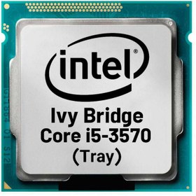 تصویر سی پی یو اینتل بدون باکس Core-i5 3570 ا Intel Core-i5 3570K 3.4GHz LGA 1155 Ivy Bridge tray CPU Intel Core-i5 3570K 3.4GHz LGA 1155 Ivy Bridge tray CPU