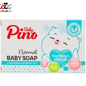 تصویر صابون کرمی کودک و نوزاد مناسب پوست نرمال حجم Pino Baby Cream Soap Infant For Normal Skin