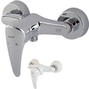 تصویر شیر توالت کسری مدل کارون سفید 