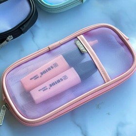 تصویر جامدادی شفاف پاستلی کیفت 