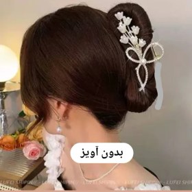 تصویر کلیپس پاپیون شکوفه زنبق 