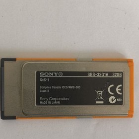 تصویر کارت حافظه سونی Sony 32GB SxS-1 SBS-32G1A در حد نو 