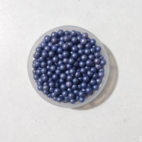 تصویر مروارید خوراکی رنگ بنفش تیره 50گرمی برای تزئین کیک و کاپ کیک 