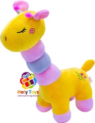 تصویر عروسک زرافه کیوت اورجینال Cute giraffe doll