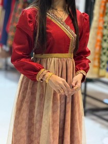 تصویر پیراهن مدل ترمه کد 100395 