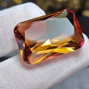 تصویر نگین درشت سنگ الکساندریت شمش هفت رنگ کد 36938 