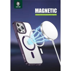 تصویر قاب مگ‌سیف‌دار گرین لاین Green Lion AntiShock Magnetic Pro Case for iPhone 14 Pro / 14 Pro Max 