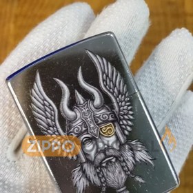 تصویر فندک زیپو مدل Zippo Viking Warrior Design کد 29871 Zippo Viking Warrior Design Lighter 29871