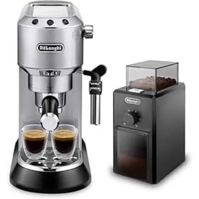 تصویر اسپرسوساز دلونگی +آسیاب دلونگی DeLonghi Dedica EC685.M+KG79 اسپرسوساز دلونگی +آسیاب دلونگی DeLonghi Dedica EC685.M+KG79