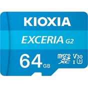 تصویر کارت حافظه microSDXC کیوکسیا مدل EXCERIA G2 کلاس 10 استاندارد UHS-I سرعت 100MBps ظرفیت 64 گیگابایت Kioxia EXCERIA microSDXC V30 UHS-I 100MBps - 64GB