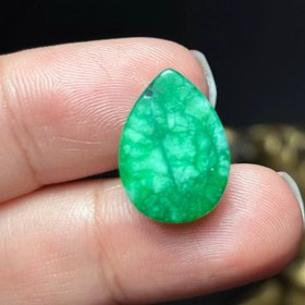 تصویر نگین سنگ جید معدنی کد 60580 