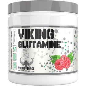 تصویر گلوتامین حرفه ای کمپانی قدرتمند وایکینگ 300 گرمی Viking force