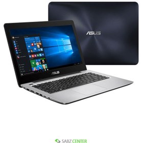 تصویر لپ تاپ ایسوس مدل کی 456 یو کیو با پردازنده i7 و صفحه نمایش فول اچ دی ا K456UQ Core i7 8GB 1TB 2GB Full HD Laptop K456UQ Core i7 8GB 1TB 2GB Full HD Laptop
