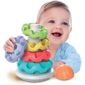 تصویر حلقه هوش Clementoni مدل Stacking Rings 