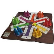 تصویر منچ و مارپله چوبی ۶ نفره 